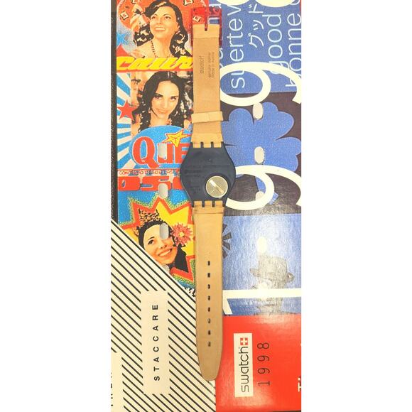 Swatch watch CANCUN GN126 1993 Standard Gents New Old Stock - Picture 7 of 9